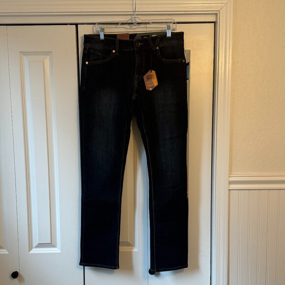 Volcom Vorta Slim Straight Jeans Dark Navy size 32x32 - Picture 1 of 6